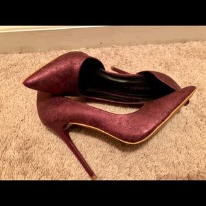 Purple High Heels